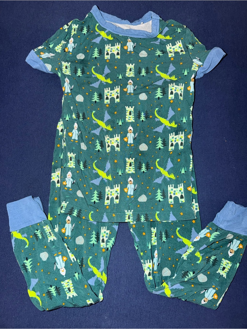 Kids Dragon & Castle Pajama Set